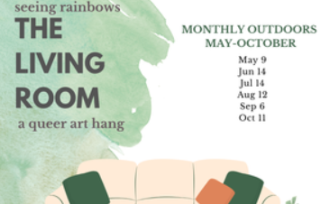 La sala de estar: Colgar arte queer